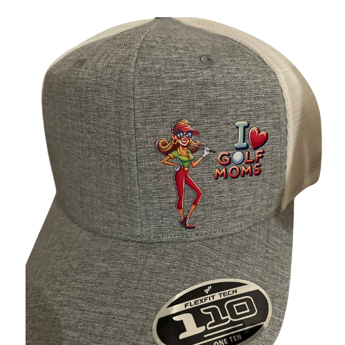 I Love Golf Mom's Flexfit 110 Trucker Hat