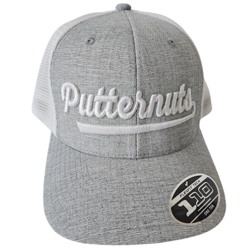 Grey Putternuts Embroidered Flexfit Trucker Hat